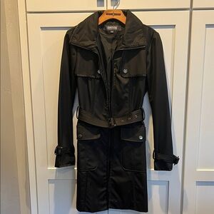 Kenneth Cole Kenneth Cole Elegant Black Trench Coats Size S